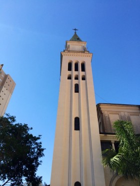 Campanário da Igreja (foto arquivo pessoal 6/09/2014)