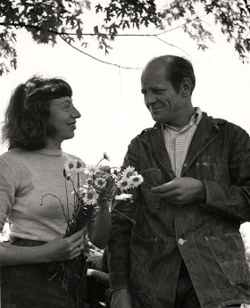 Jackson Pollock e Lee Krasner - casamento em 1945