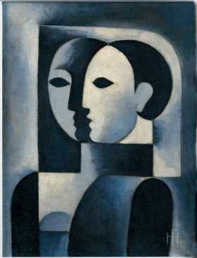 Pinacoteca Figuras em azul, c. 1926, Ismael Nery