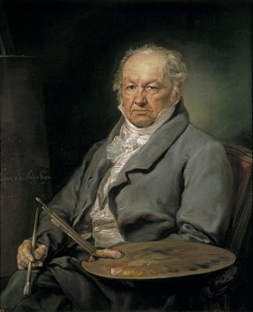  Retrato de Francisco de Goya por Vicente Lopez Porta